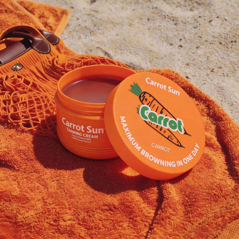 Carrot Sun Carrot Original Tanning Cream syvän rusketuksen saavuttamiseen Onsala Solilta