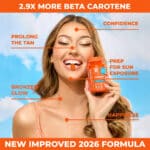 Shine Brown Beta Karoten Tanning Gummies – Byrokko - Kuva 2