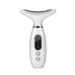 Kasvojen ja kaulan hieronta valohoidolla