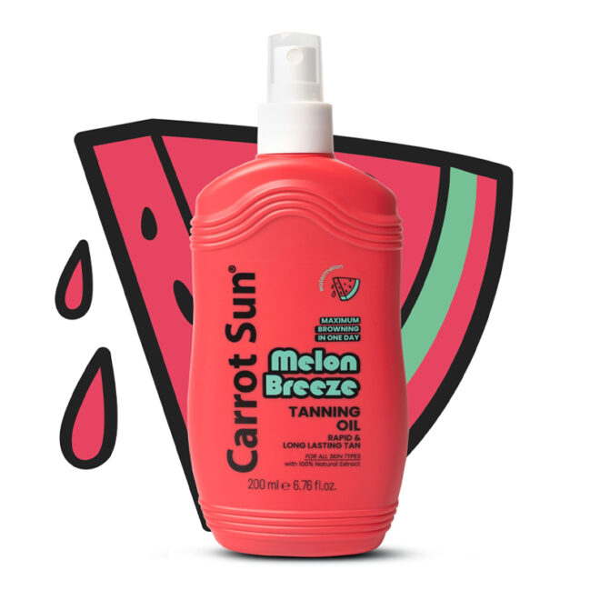 MelonBreeze Watermelon Tanning Oil – Carrot Sun