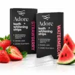 Adore Teeth Whitening Strips – hampaiden valkaisu, 14 hoitokertaa, makuvaihtoehdot: mansikka ja vesimeloni