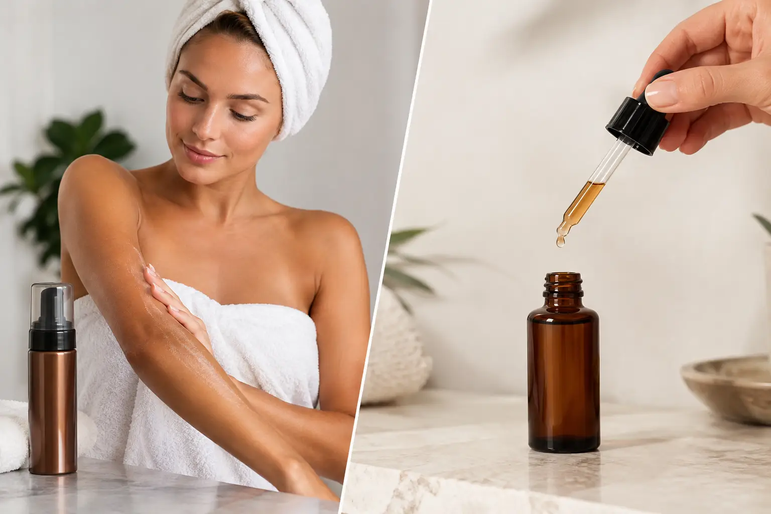 Itseruskettava mousse vai tipat - kumpi valita?